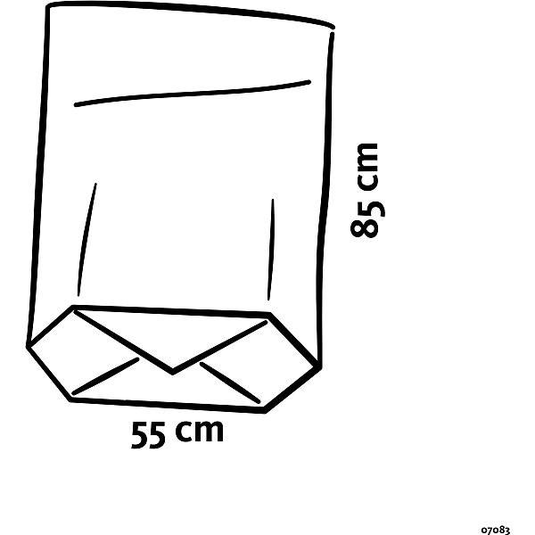 Papier-Abfallsäcke Volumen 70 l B x H 550 x 850 mm braun VE 100 Stk. Emil Deiss KG (GmbH + Co.) 40892149-1