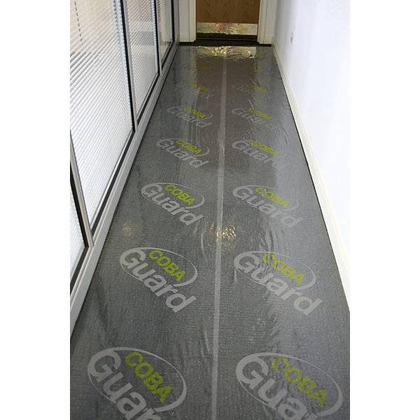 Bodenschutzfolie selbstklebend für weiche Böden LxB 50 m x 1200 mm. Coba Europe GmbH 12397049-2