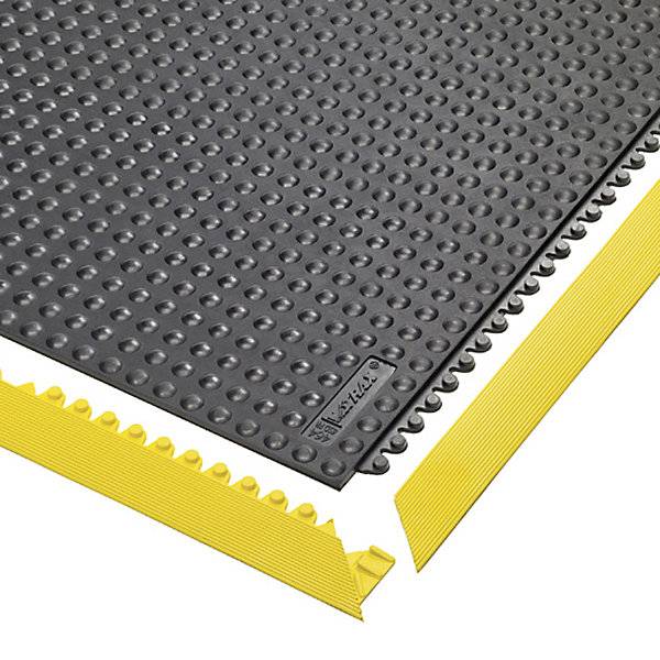 Bodenplatten-Stecksystem Skywalker ESD NITRILE FR genoppt LxBxH 910 x 910 x 13 mm schwarz feuerresistent.-0