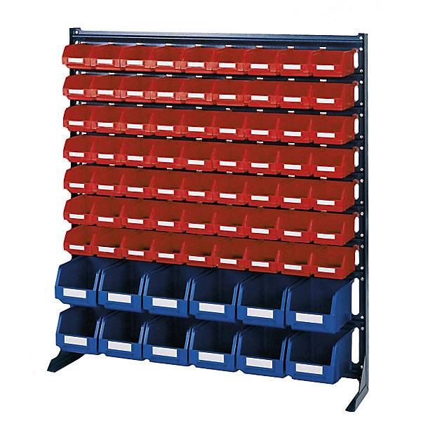 Kleinteileregal Breite 1020 mm ohne Sichtlagerkästen HxT 1110 x 235 mm. Dinzl Ordnungstechnik GmbH 17167649-1
