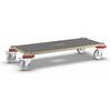 Transportroller MaxiGRIP rechteckig mit FSC®-Zertifizierung LxBxH 710 x 310 x 123 mm Tragfähigkeit 200 kg.