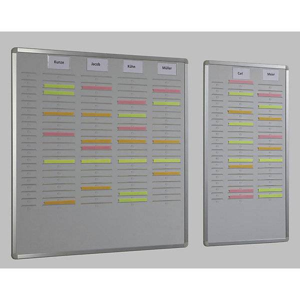 Orga-Easy-Plantafel Höhe 900 mm für DIN A5 vertikal Breite 915 mm vierreihig. Eichner Organisation 17243049-1