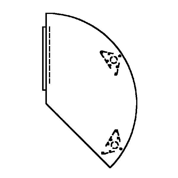 HANNA - Ansatztisch höhenverstellbar 650 - 850 mm 3/8-Kreis mit Stützfuß Dekor Ahorn. FM Büromöbel GmbH-3