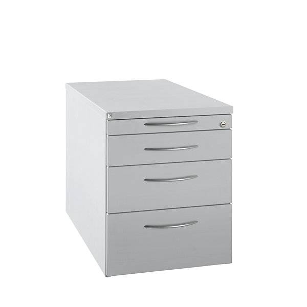 HANNA - Rollcontainer 1 Utensilienschub 3 Materialschübe lichtgrau. FM Büromöbel GmbH 17316949-0