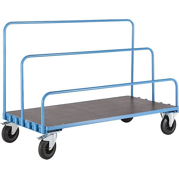 Platten-Transportwagen ohne Bügel Ladefläche 1600 x 800 mm Tragfähigkeit 500 kg Multiplex-Platte. TAKKT-1