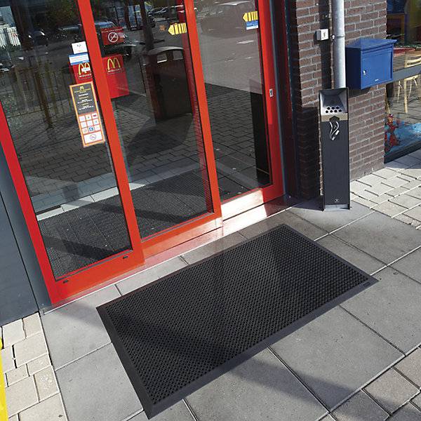 Schmutzfangmatte rollstuhlgeeignet schwarz LxB 1500 x 900 mm. Justrite Safety Group EMEA B.V 17686649-2