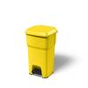 Treteimer HERA Volumen 60 l BxHxT 390 x 690 x 390 mm gelb. rothopro 177011 49