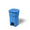 Treteimer HERA Volumen 60 l BxHxT 390 x 690 x 390 mm blau. rothopro 177012 49