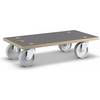Transportroller MaxiGRIP rechteckig mit FSC®-Zertifizierung LxBxH 575 x 300 x 135 mm Tragfähigkeit 400 kg.
