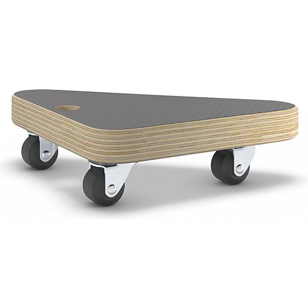 Transportroller MaxiGRIP dreieckig VE 4 Stk mit FSC®-Zertifizierung LxBxH 134 x 134 x 43 mm. Wagner System