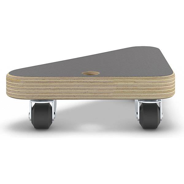 Transportroller MaxiGRIP dreieckig VE 4 Stk mit FSC®-Zertifizierung LxBxH 134 x 134 x 43 mm. Wagner System-4