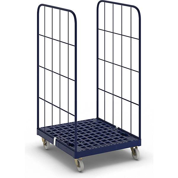Rollbehälter mit Kunststoff-Rollplatte 2-seitig BxT 724 x 815 mm Nutzhöhe 1450 mm. ESB Engineering System Bau-1