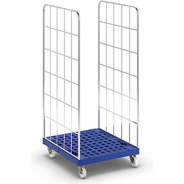 Rollbehälter mit Kunststoff-Rollplatte 2-seitig BxT 724 x 815 mm Nutzhöhe 1650 mm. ESB Engineering System Bau-1