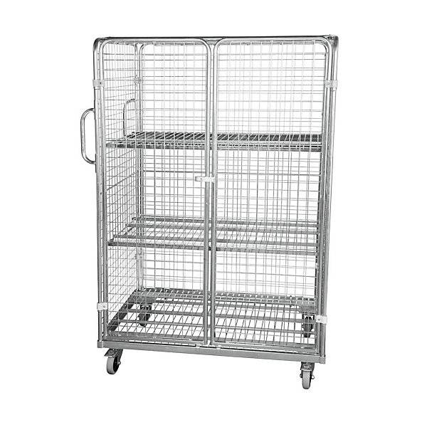 Stahlrollbehälter LxB 1200 x 800 mm 4-seitig mit 2 Türen. ESB Engineering System Bau GmbH 17775849-1