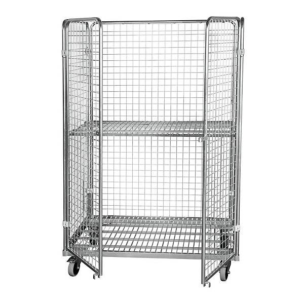 Stahlrollbehälter LxB 1200 x 800 mm 4-seitig mit 2 Türen. ESB Engineering System Bau GmbH 17775849-4