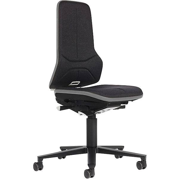 NEON Arbeitsdrehstuhl ESD Rollen Permanentkontakt Stoff Flexband grau. Bimos-Sitztechnik | Interest. Buerom.-0