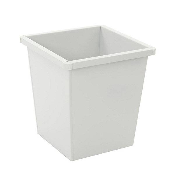 Papierkorb aus Stahl kegelförmig Volumen 27 l BxHxT 343 x 343 x 361 mm grau. Vepa Bins Groothandel B.V.-0