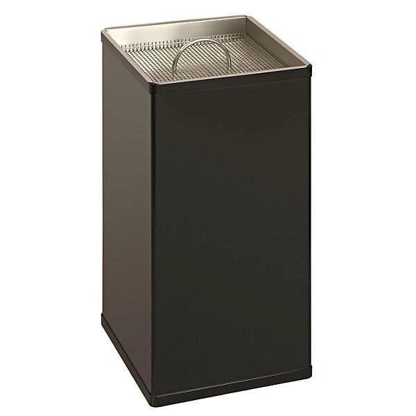 Sandascher quadratisch Aluminium schwarz. Vepa Bins Groothandel B.V. 17908149-0