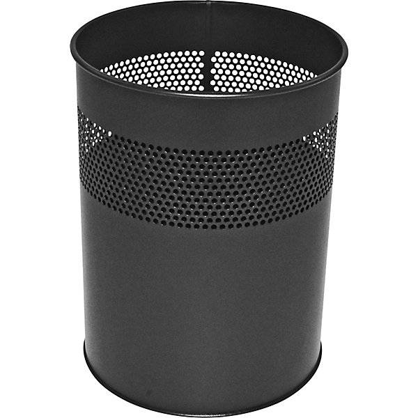Papierkorb rund Volumen 30 l HxØ 405 x 310 mm schwarz. Vepa Bins Groothandel B.V. 17909849
