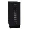 MultiDrawer™ 29er Serie mit Sockel DIN A4 10 Schubladen schwarz. Bisley GmbH 18021449