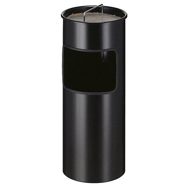 Kombiascher Volumen 30 l HxØ 613 x 243 mm schwarz. Vepa Bins Groothandel B.V. 17860049