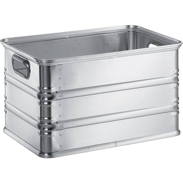 Alu Kiste, Lagerbox,Allzweckbox, Aluminium, Volumen 55 l, BxTxH 380x580x325 mm-0