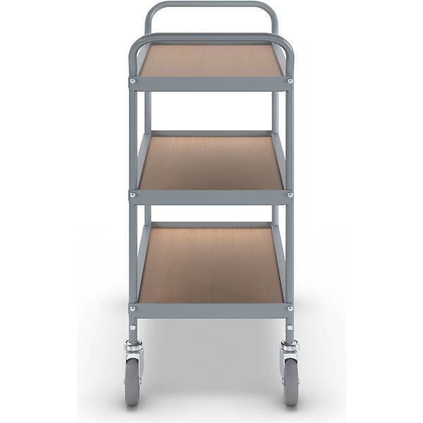 Servierwagen Etagenhöhe 250 mm 3 Etagen mit 4 Lenkrollen Rad-Ø 100 mm. TAKKT Industrial & Packaging GmbH-1
