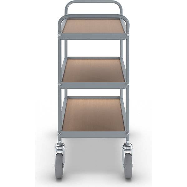 Servierwagen Etagenhöhe 250 mm 3 Etagen mit 4 Lenkrollen Rad-Ø 125 mm. TAKKT Industrial & Packaging GmbH-2