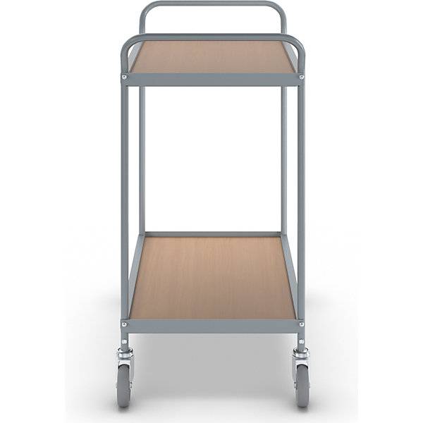 Servierwagen Etagenhöhe 590 mm 2 Etagen mit 4 Lenkrollen Rad-Ø 100 mm. TAKKT Industrial & Packaging GmbH-2