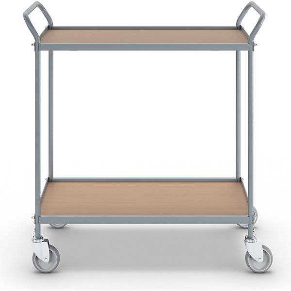 Servierwagen Etagenhöhe 590 mm 2 Etagen mit 4 Lenkrollen Rad-Ø 100 mm. TAKKT Industrial & Packaging GmbH-3