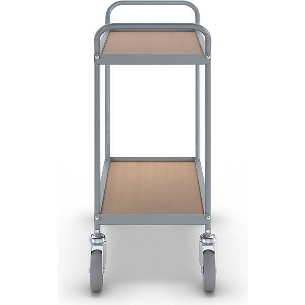 Servierwagen Etagenhöhe 530 mm 2 Etagen mit 4 Lenkrollen Rad-Ø 125 mm. TAKKT Industrial & Packaging GmbH-2