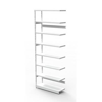 Büro-Steckregal ohne Rückwand Regalhöhe 2600 mm Anbauregal Breite x Tiefe 960 x 400 mm. Theo Kerkmann GmbH &-0