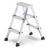 Profi-Stufenleiter eloxiert beidseitig begehbar 2 x 3 Stufen. Zarges GmbH 23576849