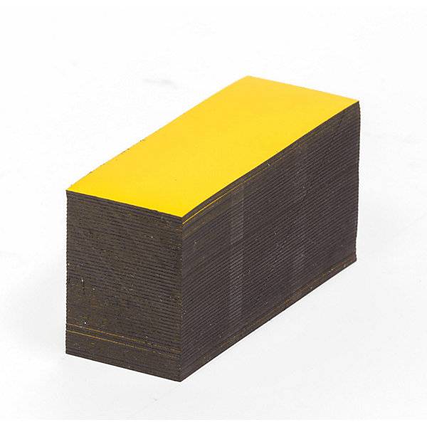 Magnet-Lagerschilder gelb HxB 20 x 80 mm VE 100 Stk. HMT Magnet GmbH & Co KG 26387749-0