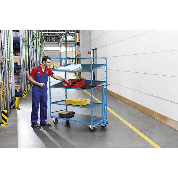 Regalwagen für 8 Etagenböden ohne Etagenböden. TAKKT Industrial & Packaging GmbH 42322249-2
