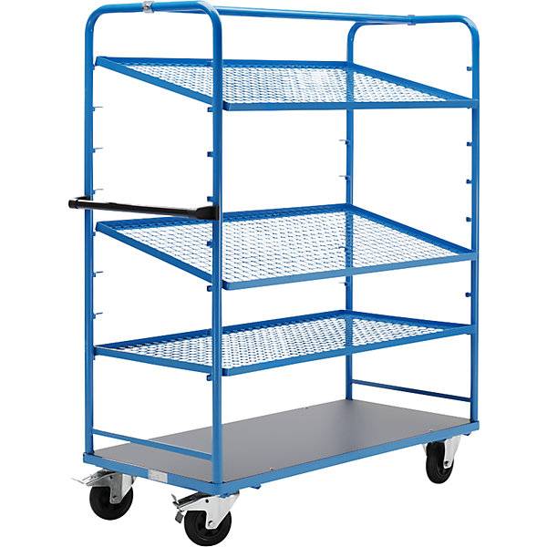 Regalwagen für 8 Etagenböden ohne Etagenböden. TAKKT Industrial & Packaging GmbH 42322249-4