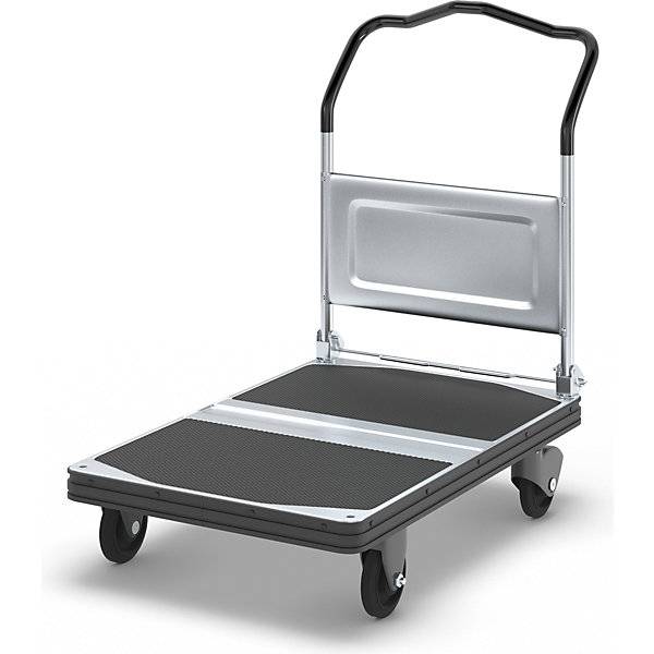 Plattformwagen PREMIUM 300 klappbar Tragfähigkeit 300 kg Ladefläche LxB 900 x 600 mm Schiebebügelhöhe 935 mm.-0
