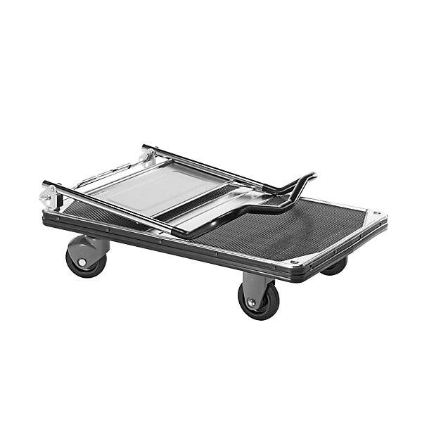 Plattformwagen PREMIUM 300 klappbar Tragfähigkeit 300 kg Ladefläche LxB 900 x 600 mm Schiebebügelhöhe 935 mm.-3