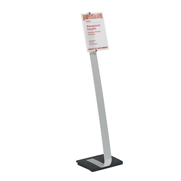 Bodenständer CRYSTAL SIGN für Format DIN A4 Aluminium. Durable | Hunke & Jochheim GmbH & CO. KG 45585449-2