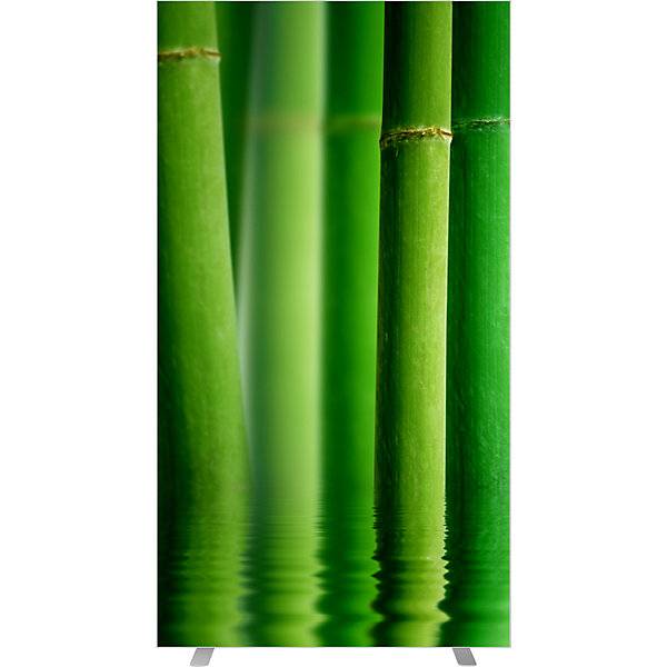 Trennwand easyScreen HxT 1740 x 390 mm mit Fotomotiv Modell Bambus Breite 940 mm. EasyScreen 457404 49