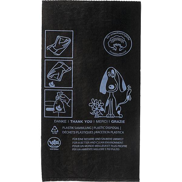 Hundekotbeutel PE Volumen 32 l BxH 330 x 200 mm schwarz VE 2000 Stk. VAR GmbH 47517649