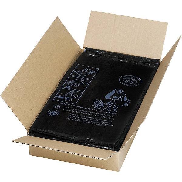 Hundekotbeutel PE Volumen 32 l BxH 330 x 200 mm schwarz VE 2000 Stk. VAR GmbH 47517649-1