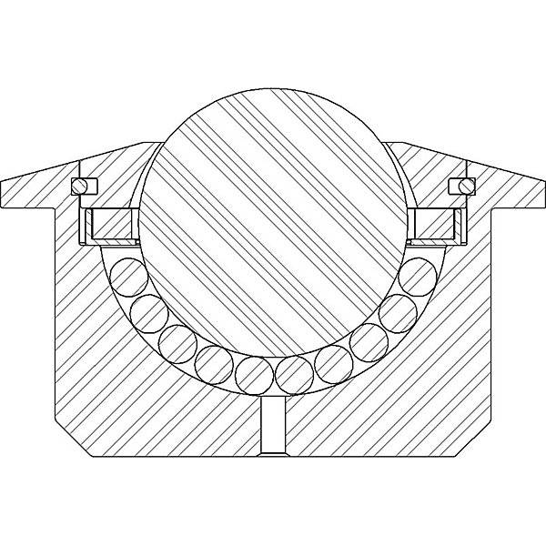 Kugelrolle Bund massiv Kunststoff Tragkugel-Ø 22 mm. Schulz Stanztechnik GmbH 47617749-0