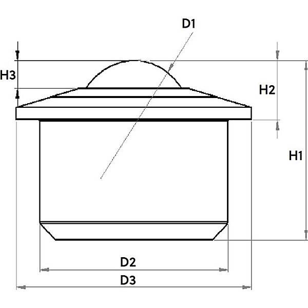 Kugelrolle Bund massiv Edelstahl Tragkugel-Ø 30 mm. Schulz Stanztechnik GmbH 47618149-2