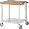 Fahrbare Werkbank Serie 8000 Gestellbauweise 1 Ablageboden BxT 750 x 700 mm. TAKKT Industrial & Packaging GmbH