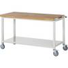 Fahrbare Werkbank Serie 8000 Gestellbauweise 1 Ablageboden BxT 1500 x 700 mm. TAKKT Industrial & Packaging