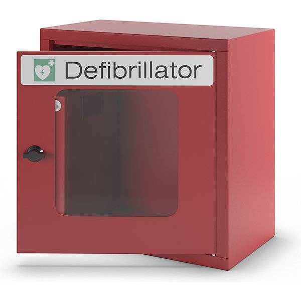 Defibrillatorschrank mit akustischem Alarm feuerrot. Pavoy GmbH | Paul van Oyen 47846949-4