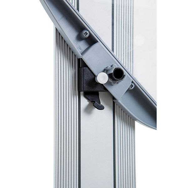 Mobiler Metall-Prospektständer mit Plexiglasböden Breite 940 mm. PAPERFLOW S.A.S | | LE HUB BATEMENT 5 1ER-2