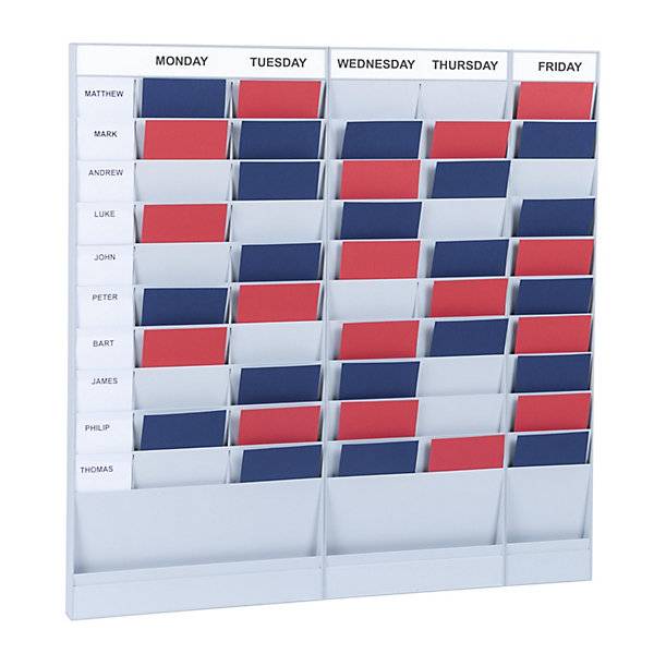 Planungstafel für DIN-A5-Format Anbauelement. PAPERFLOW S.A.S | | LE HUB BATEMENT 5 1ER ETAGE 47850249-1