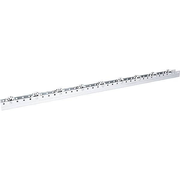 Allseitenrollenleiste für leichte Lasten Tragfähigkeit 10 kg Teilung 133 mm Länge 12 m. Euroroll GmbH-0